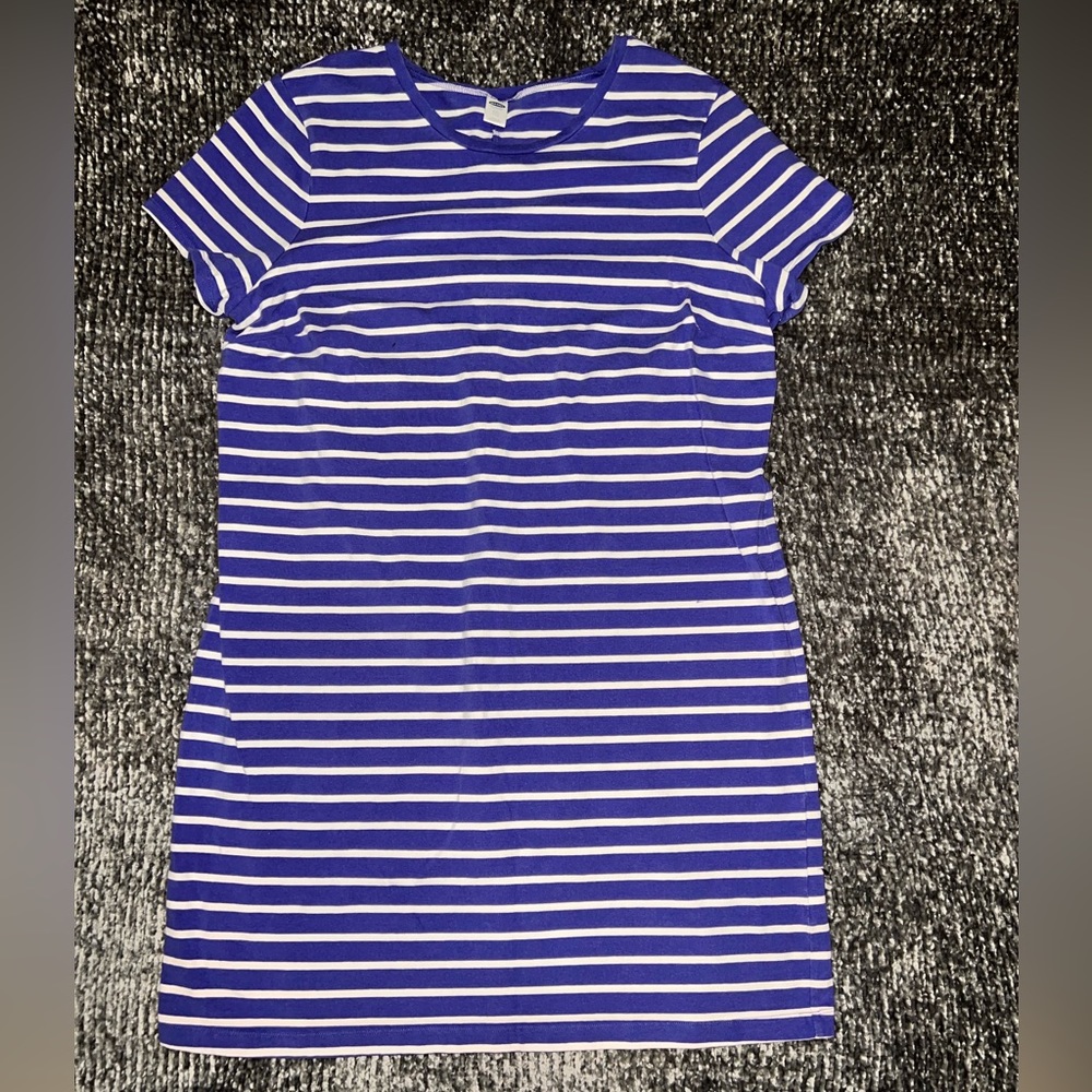 Blue and white Old Navy dress